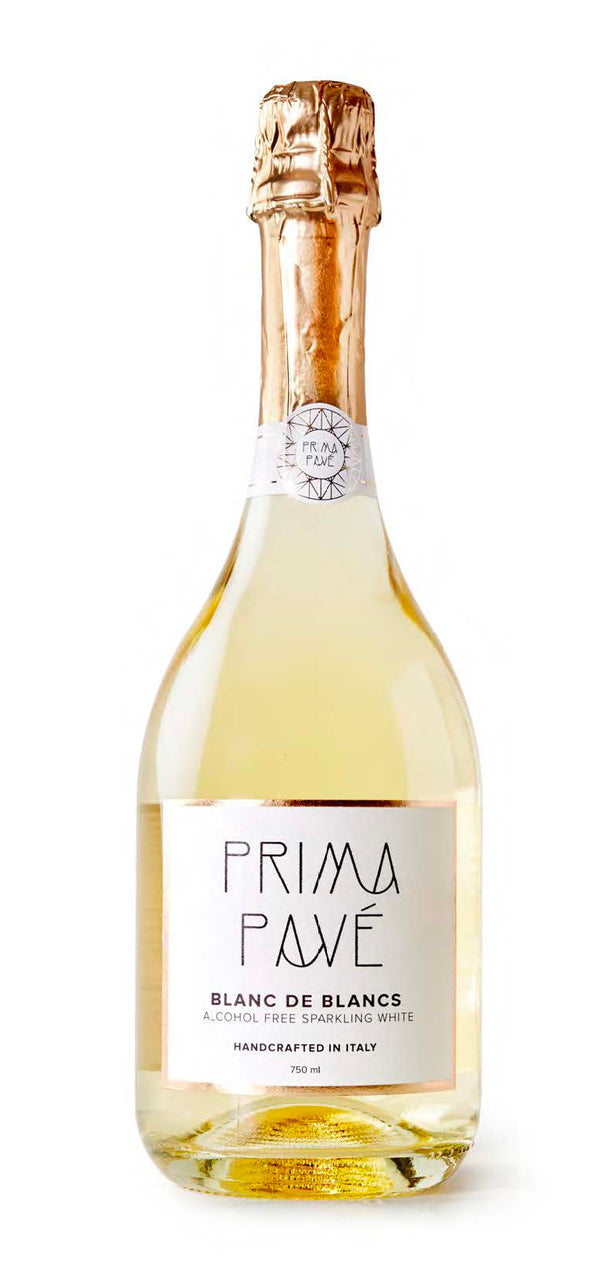 Prima Pavé Blanc de Blancs - Spumante da vino dealcolato Italiano 0.0%