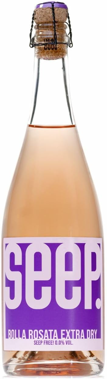 SEEP. Bolla Rosata Extra Dry - Vino Rosato Frizzante Dealcolato 0.0%