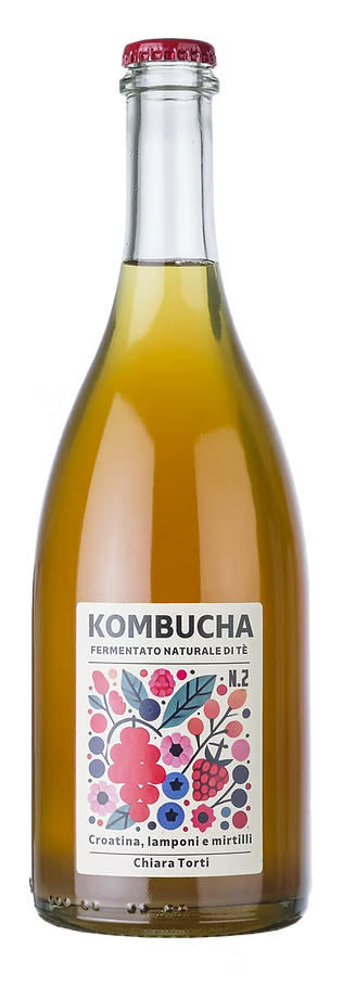 KOMBUCHA N.2 — Croatina, Lamponi e Mirtilli 750ml