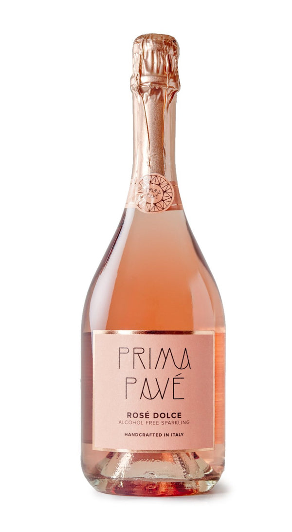 Prima Pavé Rosé Dolce - Spumante da vino dealcolato Italiano 0.0%
