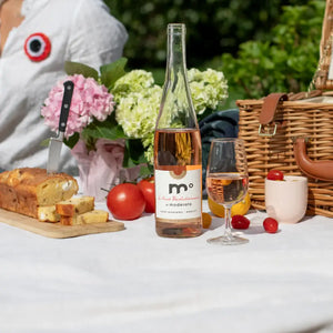 La cuvée rivoluzionaria di Moderato - vino rosato analcolico - Zerogradi